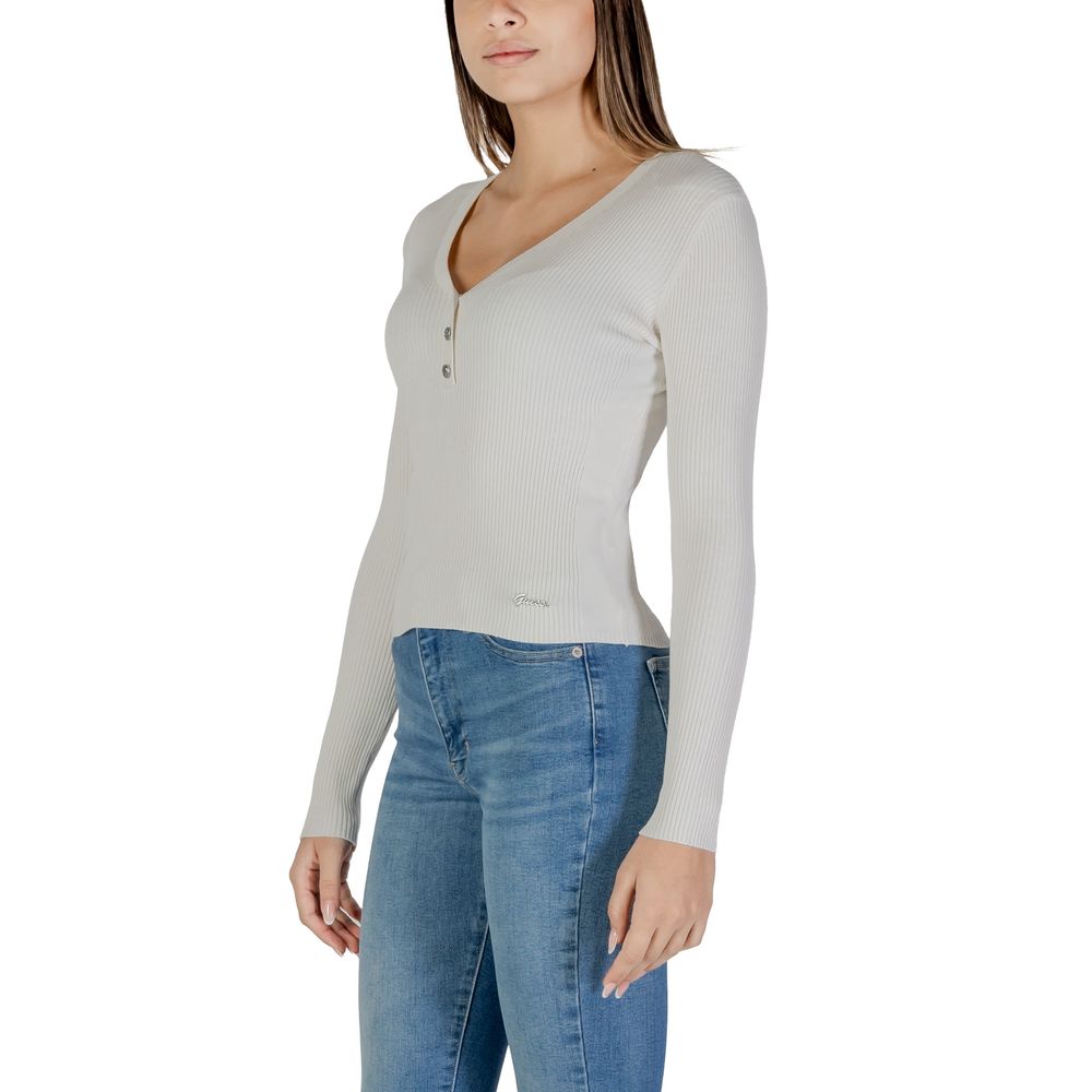 Guess Krem Viskon Spor Giyim